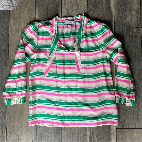 J. Crew | Striped Blouse - Picture 1 of 3